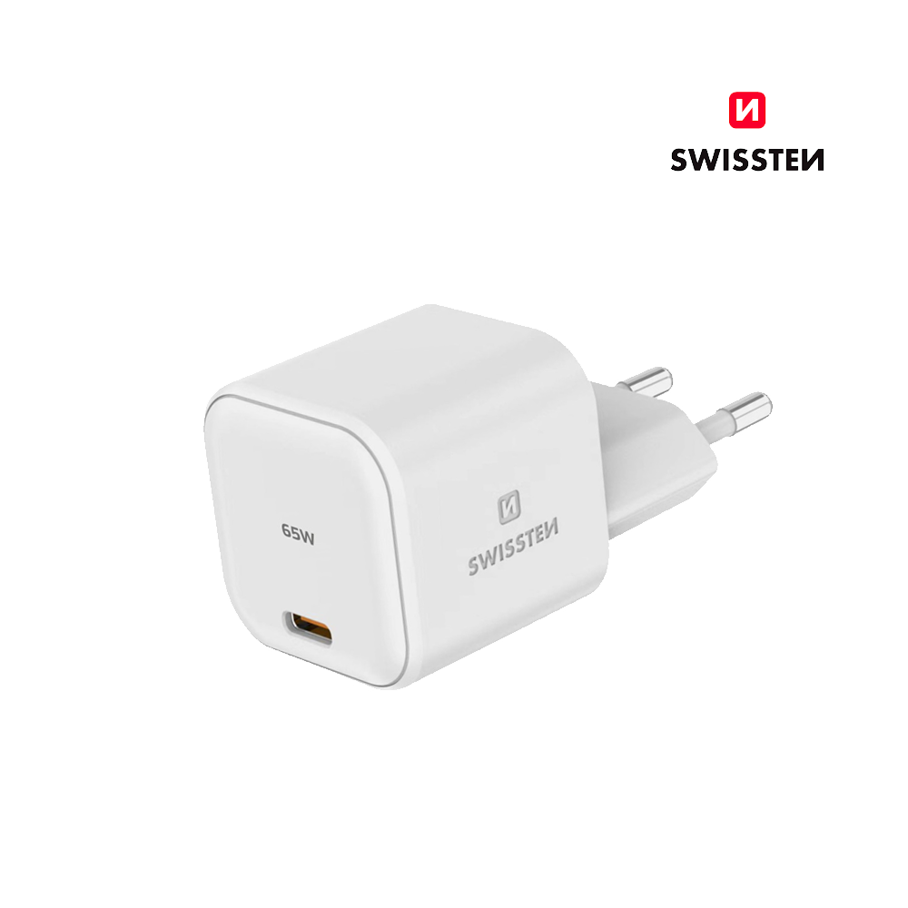 Carregador USB-C GaN 65W Swissten