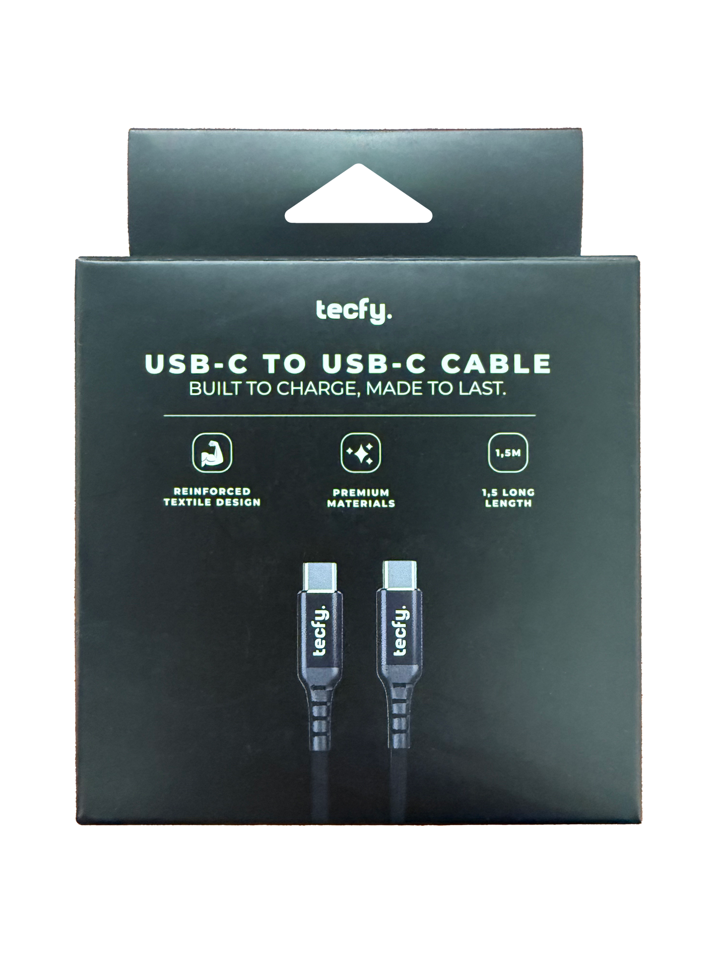 Cabo 1.5M USB-C para USB-C TECFY